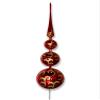 46" Red Tree Topper with Glitter Accents view 1