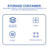 FAVOMOTO 1set Partitions Storage Box for Organizing Items Home Sundries Container Removable Dividers for Warehouse Supermarket and Household Use view 4