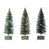 Creative Co-op 6.5" Bottle Brush Trees w/LED Lights Set of 3 view 1