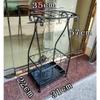 GAXQFEI Umbrella Stands Rack Umbrella Stand Hotel Lobby Home Wrought Iron Umbrella Umbrella Bucket Storage Bucket Floor- Standing Folding Umbrella Shelf Holder Stand view 2