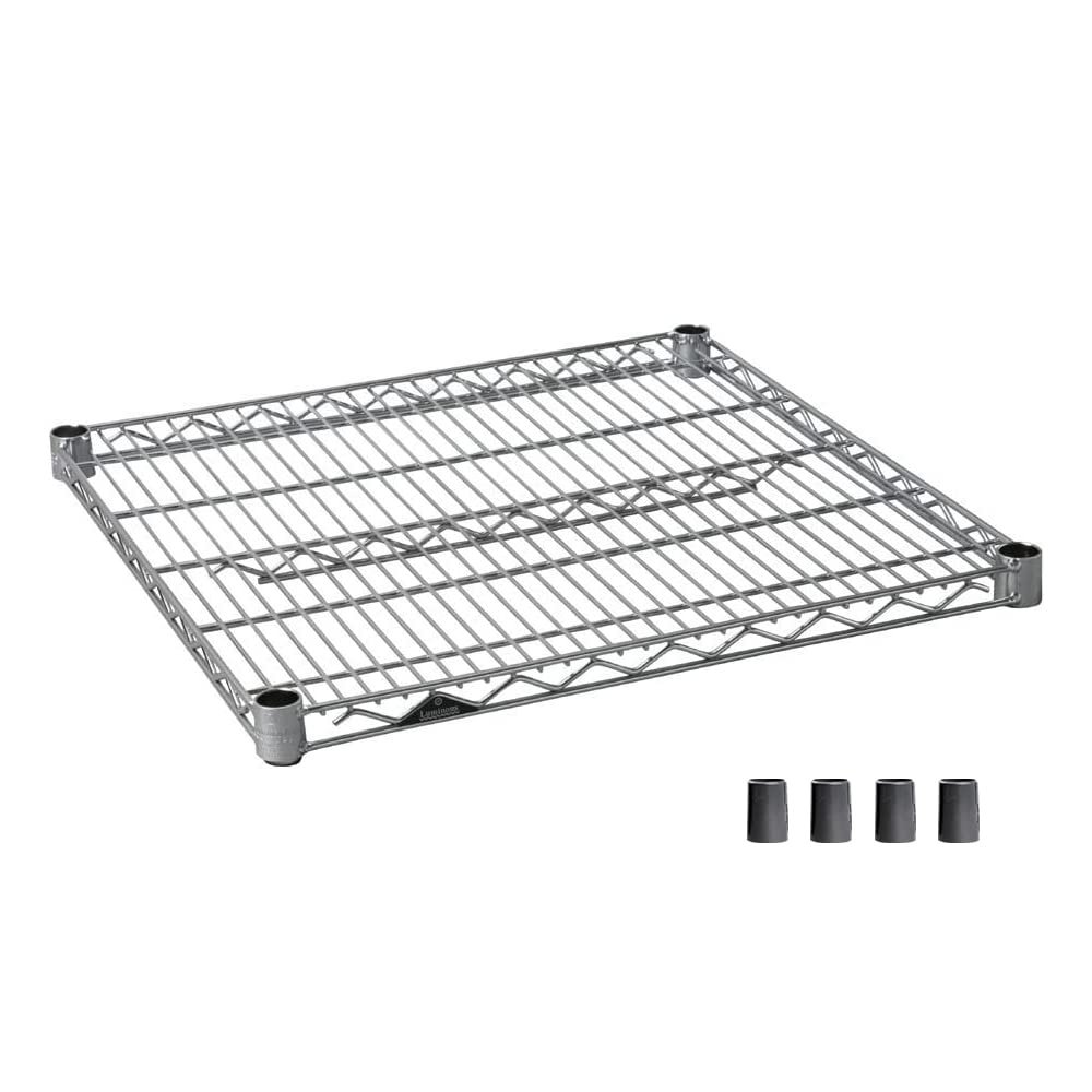 Luminous SHL6060SL Parts for Pole Diameter 1.0 inch (25 mm), Shelf Board Steel Shelf (Load Capacity 550 kg), Wire Depth Direction, 1 Piece (with Sleeves), Width 24.0 x Depth 24.0 inches (61 x 61 cm)