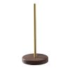 LIU- Countertop Paper Towel Holder Kitchen Vertical Roll Paper Dispenser with Non-slip Wooden Base view 1