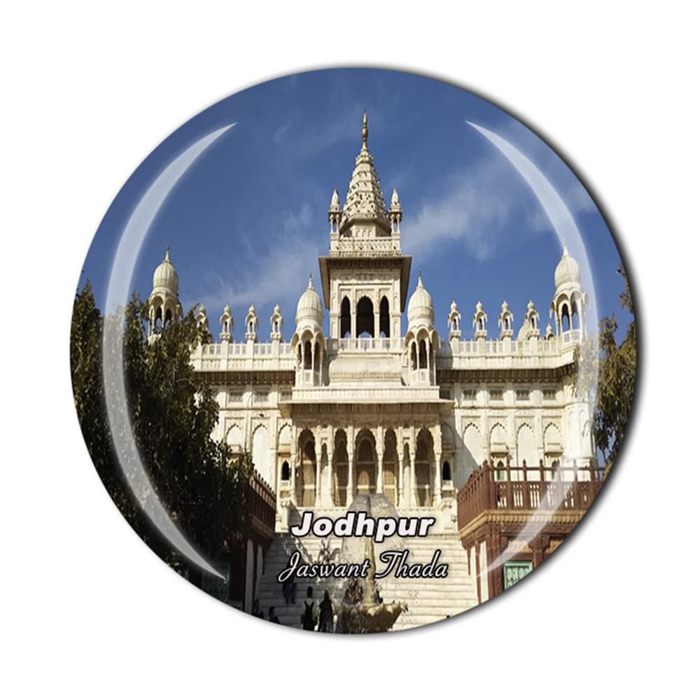 Jaswant Thada Jodhpur India Fridge Magnet Crystal Tourist Souvenir Gift Collection Refrigerator Magnetic Sticker