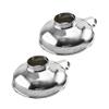 Yardwe 2pcs Mayonnaise Funnel Pickle Strainer Kitchen Canning Funnel Metal Wide Mouth Mini Watering Can Mini Food Glass Liquid Small Tools Stainless Steel view 1