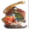 HongLianRiven Sculpture Tabletop Statue Resin Sculpture Holy Family Statue Jesus Good Shepherd Florence Statuette Home Decoration Collection Decoration Gift Souvenir view 1