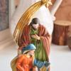 HongLianRiven Sculpture Tabletop Statue Resin Sculpture Holy Family Statue Jesus Good Shepherd Florence Statuette Home Decoration Collection Decoration Gift Souvenir view 2