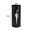 GAXQFEI Umbrella Stand Umbrella Storage, Single Household Round Iron, for Walking Sticks, with Collecting Tray/Hook view 2
