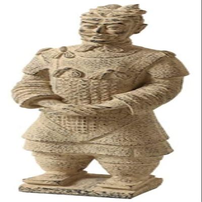HongLianRiven Sculpture Tabletop Statue Soldier Sculpture Qin Terracotta Warriors Statues Ancient Chinese Antique Art Collection Figurines Home Decorations Decoration Gifts