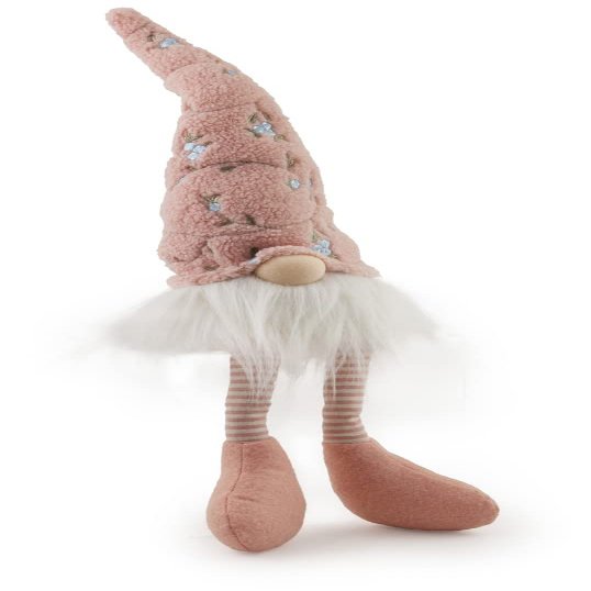 Boston International Spring Dcor Plush Stuffed Fabric Gnome Figurine, 17-Inches, Lorry