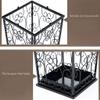 GAXQFEI Iron Umbrella Stand Umbrella Stand Home Multi-Function Floor Storage Rack (Black 55 21 21Cm) view 4