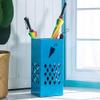 GAXQFEI Umbrella Stands Rack Umbrella Holder Organizer Hallway Entryway Indoor Decor Metal Square Blue Umbrella Rack Compatible with Home Office Holder Stand view 3
