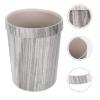 Cabilock Home Waste Can Kitchen Trash Bucket Small Garbage Can Lid for Daily Use view 4