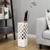 GAXQFEI Umbrella Stands Rack Umbrella Rack Iron Art Household Umbrella Floor- Standing Hotel Storage Bucket Hall Umbrella Bucket White Holder Stand view 2