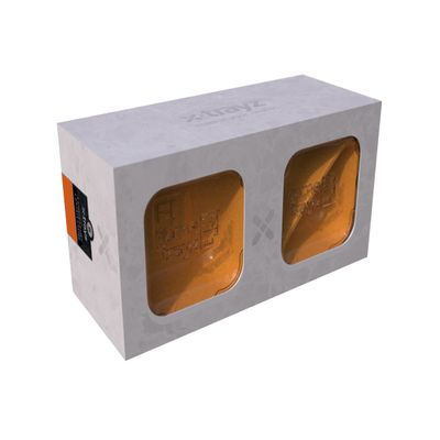 X-Trayz Game Storage Trays - Organize Your Board Games with Ease! Pack of 6 Storage Trays for Board Games, Convenient Storage Solution for Game Components, Orange Color, Made by Lucky Duck Games