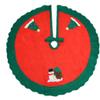 LLSDHA Christmas Tree Mat Apron Christmas Decoration 90cm Santa Snowman Tree Skirt Ruffled Tree Skirt (Color : Red) view 1