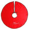LLSDHA Christmas Tree Mat Apron Christmas Decoration 90cm Santa Snowman Tree Skirt Ruffled Tree Skirt (Color : Red) view 3