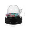 Amosfun Mini Lottery Machine Portable Raffle Prize Picker for Party Games Kids Entertainment 4.33X4.21X4.21In Lightweight Fun Number Drawing view 2