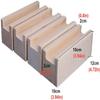 Top hacker Heavy Duty Lift Furniture Risers,Wooden Bed Risers,Adds 10cm Height to Furniture Interchangeable Furniture Legs Cabinets Feet,for Sofa Couch Armchair Cabinet TV Stand (Size : 10x2x10cm) view 2