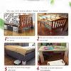 Top hacker Heavy Duty Lift Furniture Risers,Wooden Bed Risers,Adds 10cm Height to Furniture Interchangeable Furniture Legs Cabinets Feet,for Sofa Couch Armchair Cabinet TV Stand (Size : 10x3.5x10cm) view 4