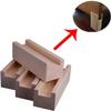 Top hacker Heavy Duty Lift Furniture Risers,Wooden Bed Risers,Adds 10cm Height to Furniture Interchangeable Furniture Legs Cabinets Feet,for Sofa Couch Armchair Cabinet TV Stand (Size : 10x4x10cm) view 3