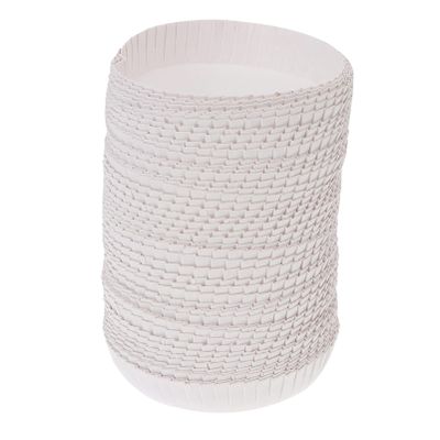 100pcs Disposable Paper Cup Cover Paper Drink Covers Lid Recycled Hot Drinking Lid Coffee Cup Cover for Parties/Wedding/Home Kitchen White