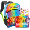 Rainbow High School Backpack and Lunch Set - Bundle with Rainbow High 16 Inch Backpack and Lunch Bag Plus Stickers and More view 1