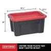 CX CRAFTSMAN, 30-Gallon Highly Durable Storage Bin & Dual Latching Lid, (16.1H x 21.7W x 32.4D), Versatile Stacking Tote and Weather-Resistant Design, American Made [2 Pack] view 2