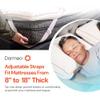Dormeo Premium Split King Cooling Mattress Topper - 3-Zone Octaspring Technology for Optimal Back Support, Anti-Slip Bottom view 2
