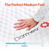 Dormeo Premium Split King Cooling Mattress Topper - 3-Zone Octaspring Technology for Optimal Back Support, Anti-Slip Bottom view 3
