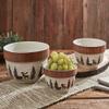 BLACK FOREST DECOR Woodland Moose & Bear Mixing Bowls - Set of 3 view 1