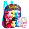 Rainbow High School Supplies Set for Kids, Girls - Bundle with Rainbow High 11 Inch MIni Backpack Plus Unicorn Stickers and More (Backpack Set for Girls) view 1
