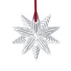 Baccarat Crystal 2021 Christmas Ornament Clear Snowflake, 3 inches (2814619) view 1