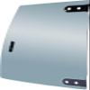 338429A1 Upper Left Side Door Glass fits Case 580M 580SM Plus II 580M II 580SM II 590 SM 590SM II - Replaces 341743A1-341743A2 view 1