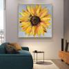 Cuadros impresos en lienzo de girasoles amarillos carteles e impresiones modernos arte de pared para la decoracin del hogar de la sala de estar 60x60cm sin marco view 2