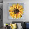 Cuadros impresos en lienzo de girasoles amarillos carteles e impresiones modernos arte de pared para la decoracin del hogar de la sala de estar 60x60cm sin marco view 4