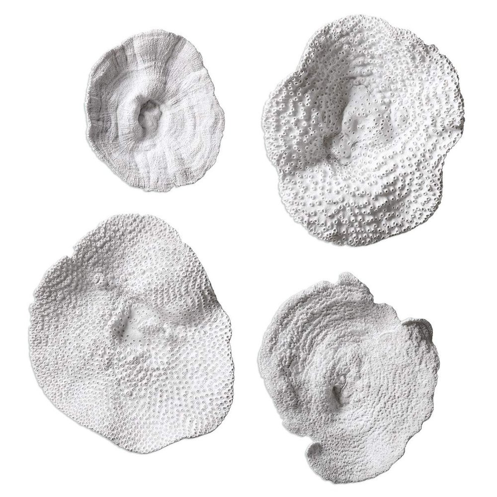 BLACK FOREST DECOR Sea Coral Wall Art - Set of 4