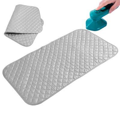 BORDSTRACT Portable Ironing Pad, Foldable Ironing Pad Blanket Suitable for Washer Dryer Desktop Countertop Small Household Ironing Board