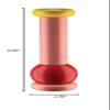 Alessi MP0210 Salt, Pepper and Spice Grinder in Beech-Wood, 100 Values Collection, Pink,red,Yellow view 4