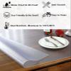 HQYG Custom 1.5mm Thick 17x48 Inch Clear Desk Cover, PVC Pad Protector, Vinyl Table Cover for Writing Desk view 2