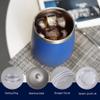 DOMICARE Stainless Steel Wine Tumbler Bulk with Lid, Personalized Insulated Tumblers Set, 12oz Travel Coffee Cups Pack of 16, Dark Blue view 3