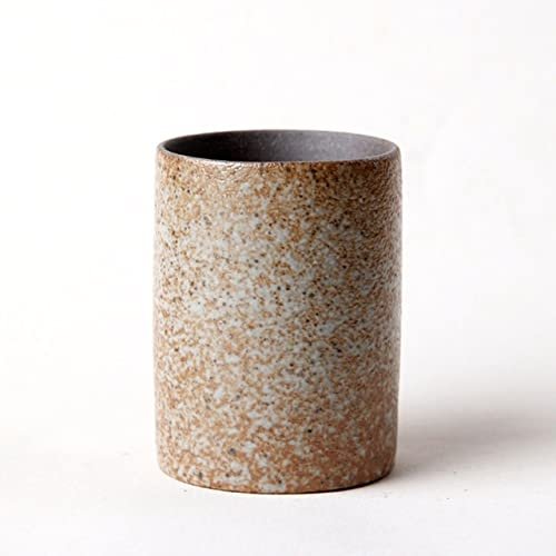 Chinese Pottery Coffee Mug Raw Ceramic Tea Cup Simple Personalized Handmade Wine Cups Drinkware Kongfu Teacup (White 70ML)