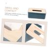2pcs Decorative Napkin Tissue Wood Lid Elegant Tissue Holder for Home Decor Organizer for Living Room Office and Bathroom Use view 4
