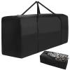 177 Gallon Extra Large Waterproof Patio Cushion Storage Bags with Handles & Dual Zippers, Fits up to 12 Ft Trees, Holiday Decorations, Cushions, and Furniture, 68" x 30" x 20" view 1