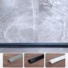PPGE Shower Threshold Water Guard, Collapsible Bathroom Water Stopper Flood Barrier Rubber Water Dam, Self Adhesive Silicone Stopper Seal Strip Dry and Wet Separation, (Size:400cm,Color:White) view 4