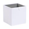 Amazon Basics Collapsible Cube Storage Organizer Bins, Closet Organizer Baskets for Shelves, Space-Saving, White, 13" x 15" x 13", 6-Pack view 3