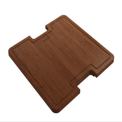 BOCCHI Wooden Cutting Board for Sotto 1359 w/Handles-Sapele Wood, Mahogany