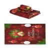 ALAZA Xmas Theme Merry Christmas Golden Bell Snowflake Soft 3 Piece Bath Towels Set for Bathroom Spa Hotel, 1 Bath Towel+ 1 Hand Towel+ 1 Washcloth view 2