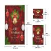 ALAZA Xmas Theme Merry Christmas Golden Bell Snowflake Soft 3 Piece Bath Towels Set for Bathroom Spa Hotel, 1 Bath Towel+ 1 Hand Towel+ 1 Washcloth view 3