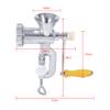 Hand Manual Meat Grinder, Food Grinder Attachment Mincer Table Hand Crank Tool Meat Grinder Aluminium Alloy Manual Meat Grinder for Kitchen Home view 3