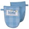 KayDeeDesigns 4 Piece Welcome Cottage Blue Kitchen Linen Bundle, Dual Purpose Towels and Grabber Mitt view 3